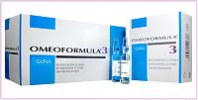 Omeoformula 3, homeopatski kozmetični izdelek za delovanje na napetost mišičnega tkiva [10 ali 50 ampul po 2 ml]